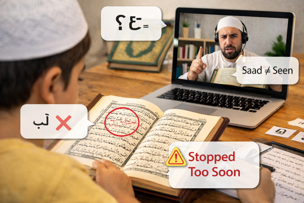 Common Tajweed Mistakes in Quran Recitation for Kids and Adults